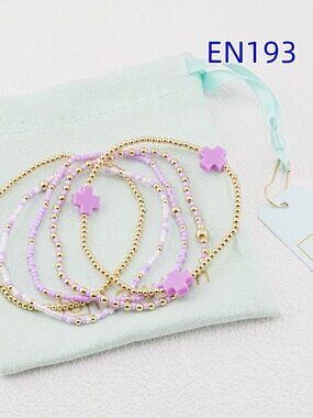 Enewton Colorful Cross Bracelet Set